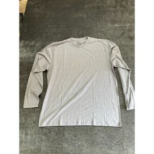 Fresh Clean Threads Shirt Mens 2XL‎ Gray Stratusoft Cotton Blend Long Sleeve